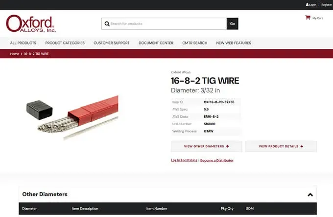 Custom Theme Oxford Alloys